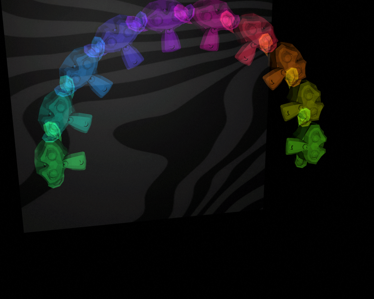 w background - Imaged object